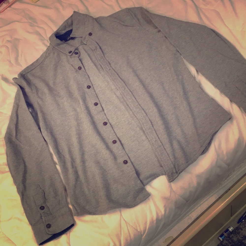 Foreign exchange 100% cotton button down